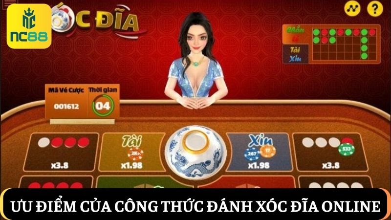 ưu điểm mang lại của công thức đánh xóc đĩa online
