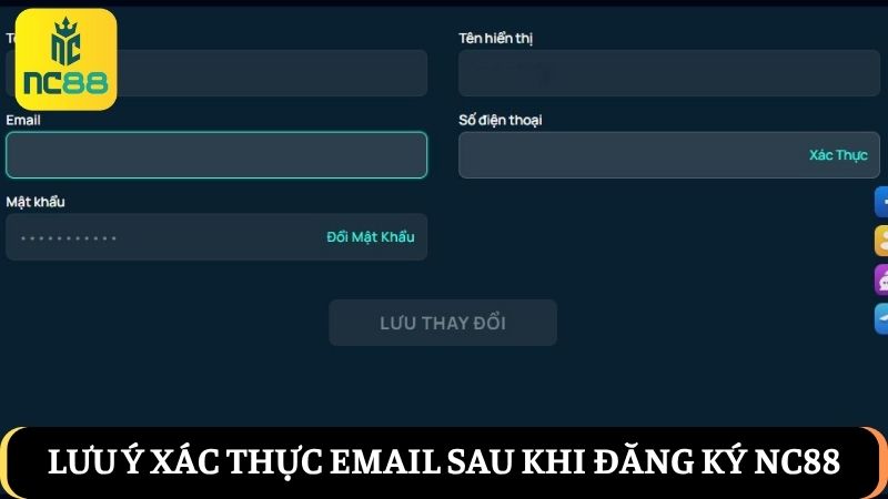 lưu ý đăng ký NC88